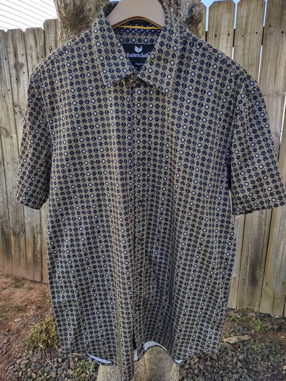 Buttercloth Robert Herjavec vehicle dials button-down Shirt - Picture 11 of 13